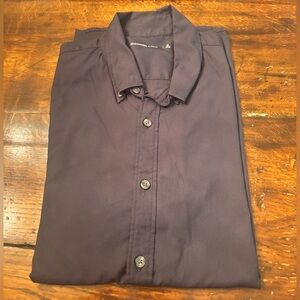 MENS SHORT SLEEVE DRESS SHIRT ABERCROMBIE & FITCH